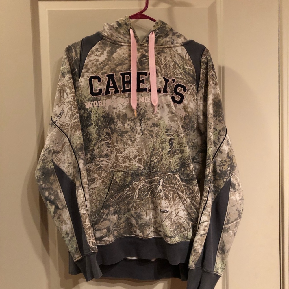Cabelas Women’s ColorPhase Camo Hoodie Sweatshirt